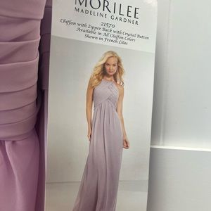 Morilee Madison Gardner Chiffon dress with zipper